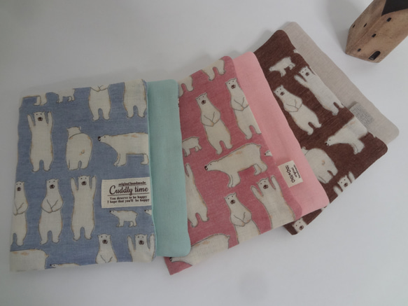 柴犬*やわらかガーゼハンカチ*5枚セット*ハンドメイド