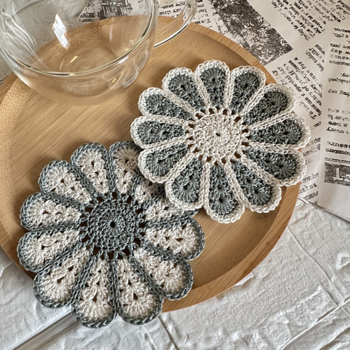 大人可愛い♡レースのドイリー❤︎（コースターにも） 大人可愛い♡レースのドイリー❤︎（コースターにも）