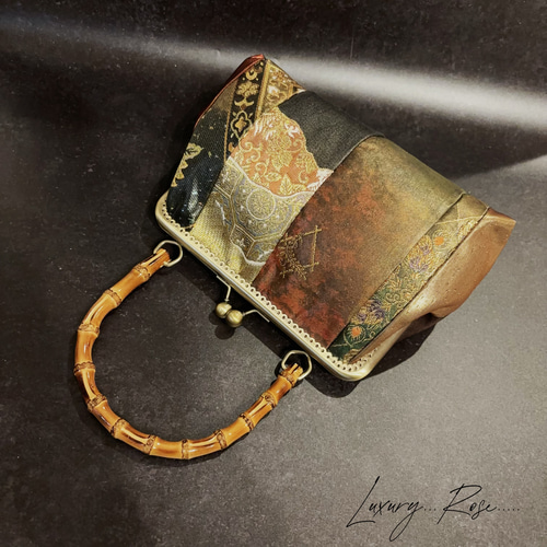 即納！秋の深まりに上品な格高い新品西陣織帯地パッチワーク人気の  