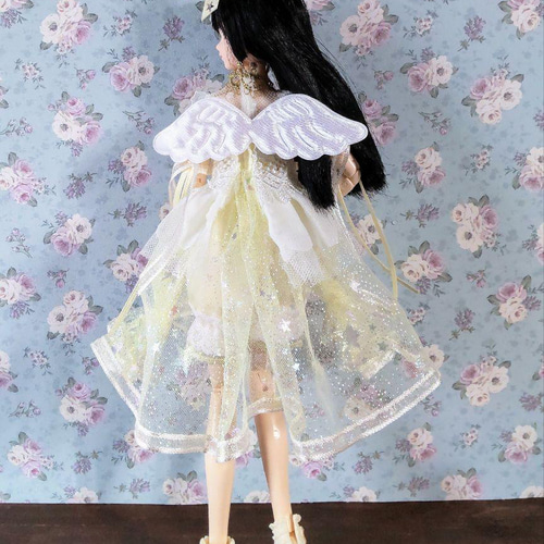 ドール服 リカちゃん 27cmドール ホワイトクリスマス ドレス