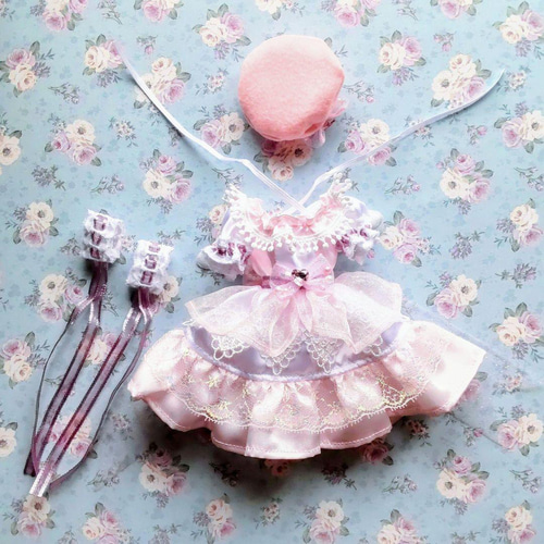 ドール服 リカちゃん 27cmドール ♡ハートの魔法少女♡ その他人形