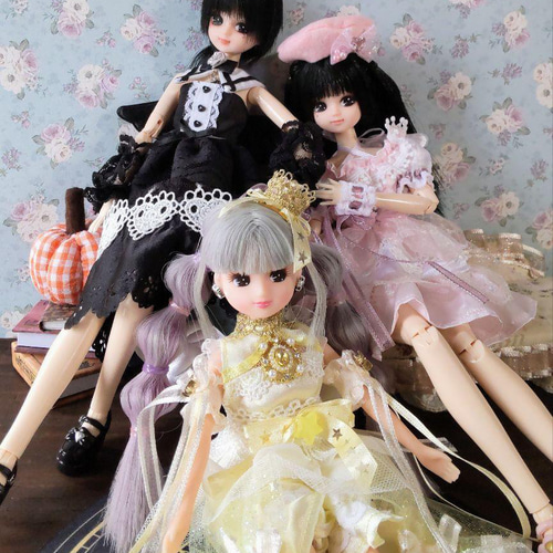 ドール服 リカちゃん 27cmドール ♡ハートの魔法少女♡ その他人形