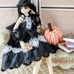 ドール服 リカちゃん 27cmドール 黒の魔法少女 【数量限定