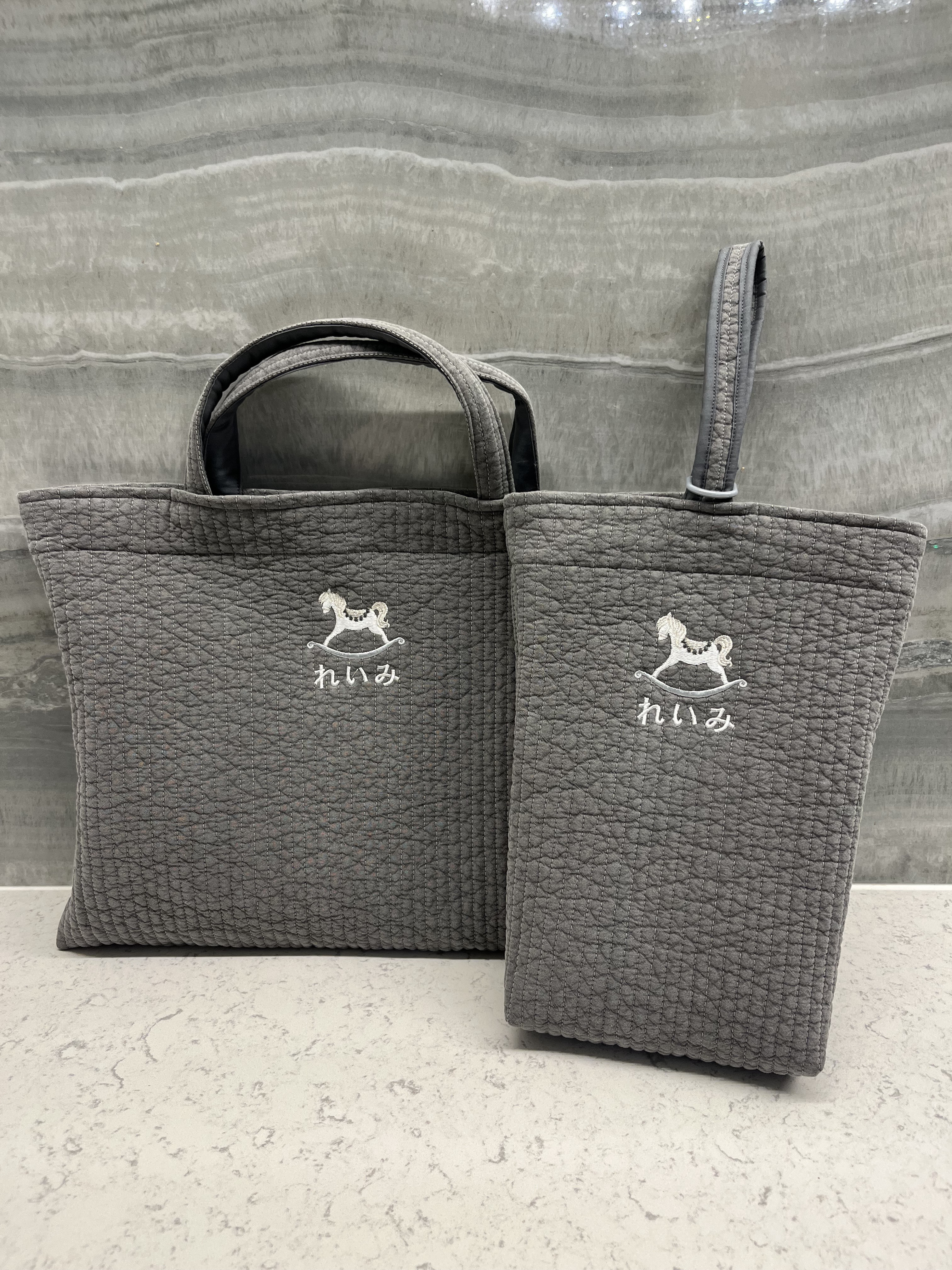 専用ページ【名入れ刺繍可】ヌビの大きめトートバッグ&レッスンバッグ　2/2ページ 専用ページ【名入れ刺繍可】ヌビの大きめトートバッグ&レッスンバッグ　2/2ページ