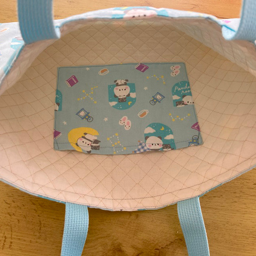 ハンドメイド 入学グッズ（6点セット）・小学校 ☆005・水色