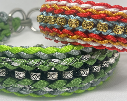 ✿オーダーご案内✿ パラコードリード 4本編み］パラコードオーダメイドリード | handmade SWINY