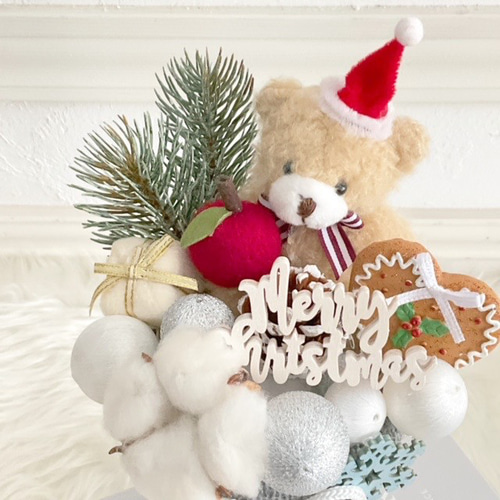 クリスマス2025】数量限定！ふわふわクマちゃんのクリスマスブーツ