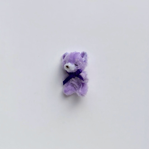 klein kleinミニチュア 人気作家 テディベア ハンドメンド ぬいぐるみ lily ribbon 作家 羊毛 クマ テディベア ハンドメンド ぬいぐるみ