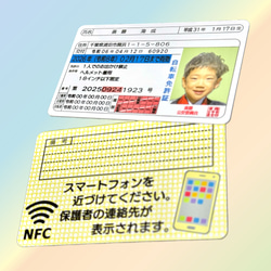 リアルすぎる‼️子ども運転免許証プラスチックカード　選べる１５項目で写真入りオリジナル免許証 9枚目の画像