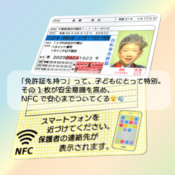 リアルすぎる‼️子ども運転免許証プラスチックカード　選べる１５項目で写真入りオリジナル免許証 18枚目の画像