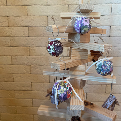 リバティ　クリスマスオーナメント6点セット　オーダーページ リバティ クリスマスオーナメント6点セット オーダーページ LINEで簡単