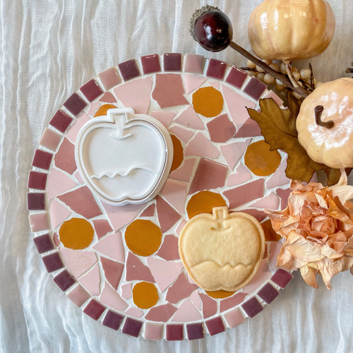 秋】りんご クッキー型/りんご/アップル/きのこ/キノコ/栗/さつまいも