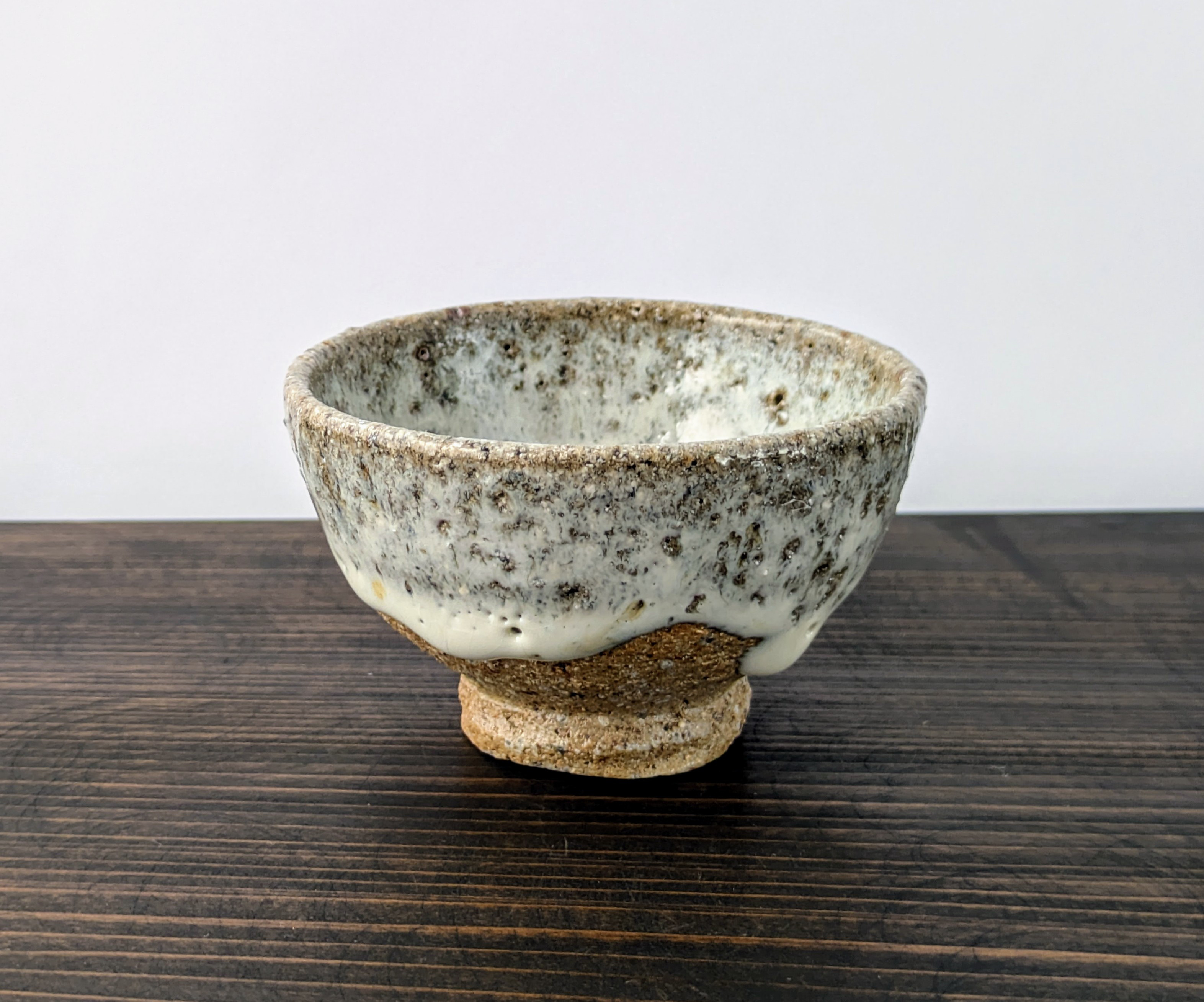 唐　黒釉杯　魯山段店窯　茶杯　ぐい呑　褐釉