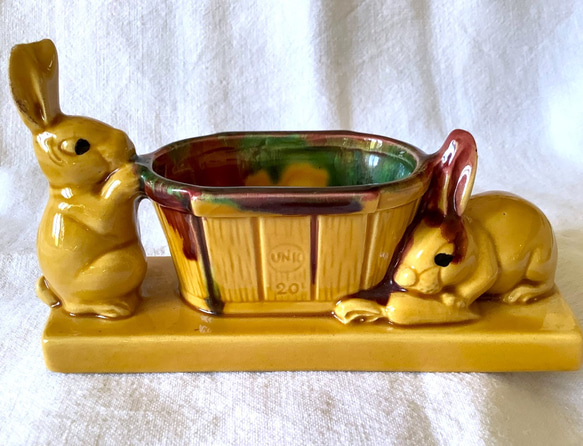 France vintage ウサギの陶製容器 その他インテリア雑貨 takacante