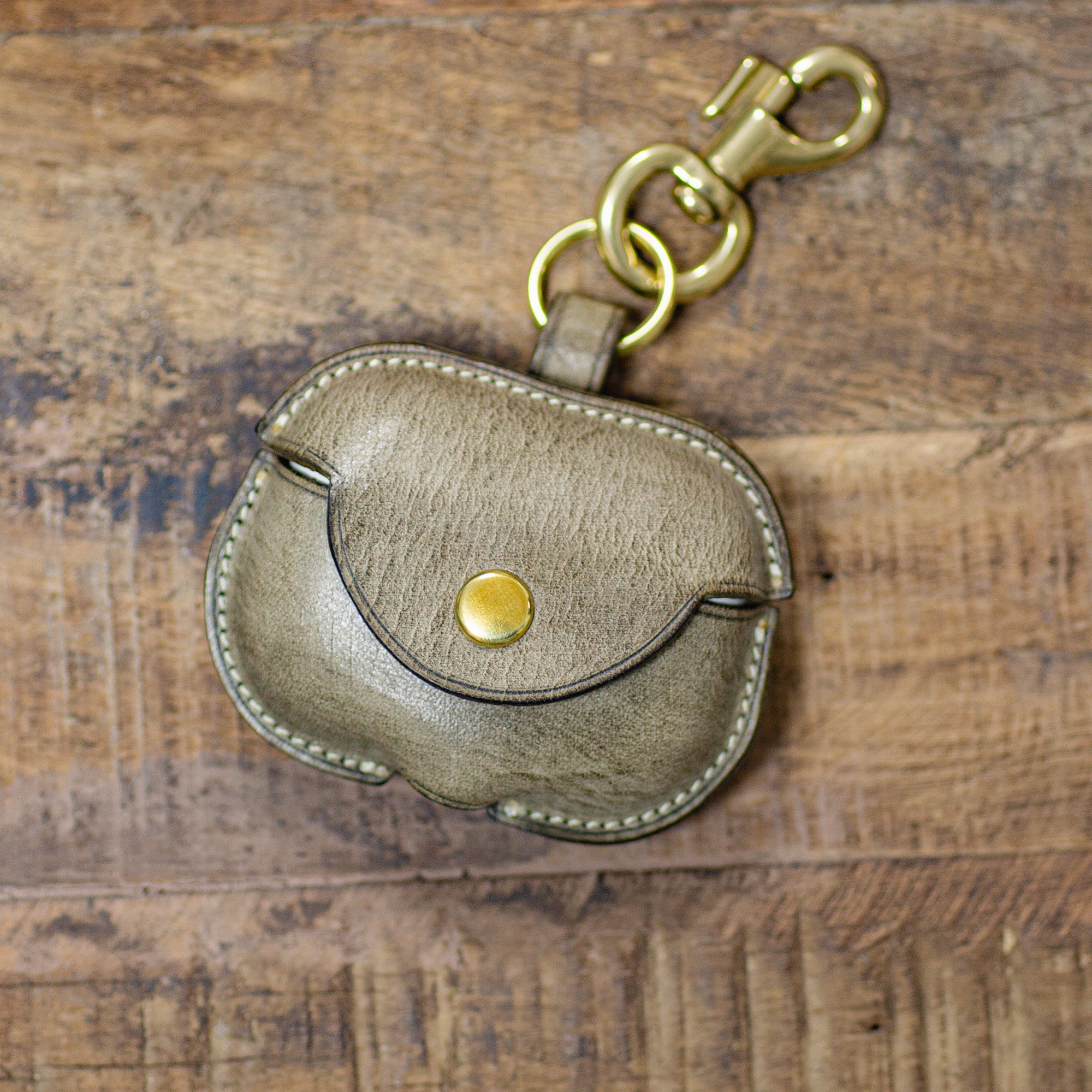 AirPods Pro3 対応 ケース イタリアンレザー 全て対応 オーダーのみの限定色 vintageグレー