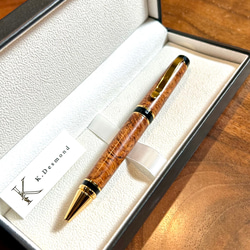 世界でたった1本】 リグナムバイタの万年筆・ボールペン 「謙虚・世界