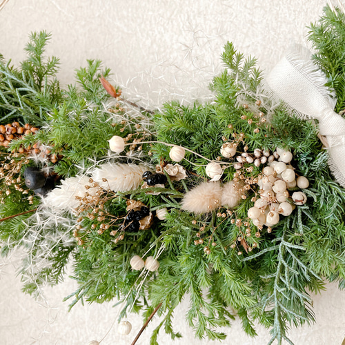 横長ガーランド　リース　スワッグ Amazon.co.jp: ドライフラワースワッグ 横長スワッグ ガーランド