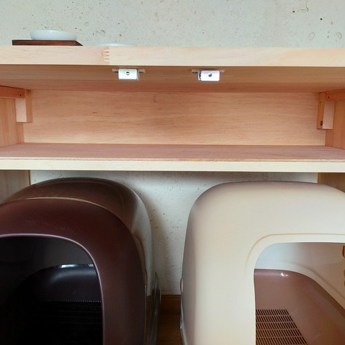 トラMSAさん専用ページ　ストッカー付きデュオトイレ　２つしまえる猫トイレカバー デュオトイレ 2つしまえる 猫トイレカバー - 仔猫公団 | minne