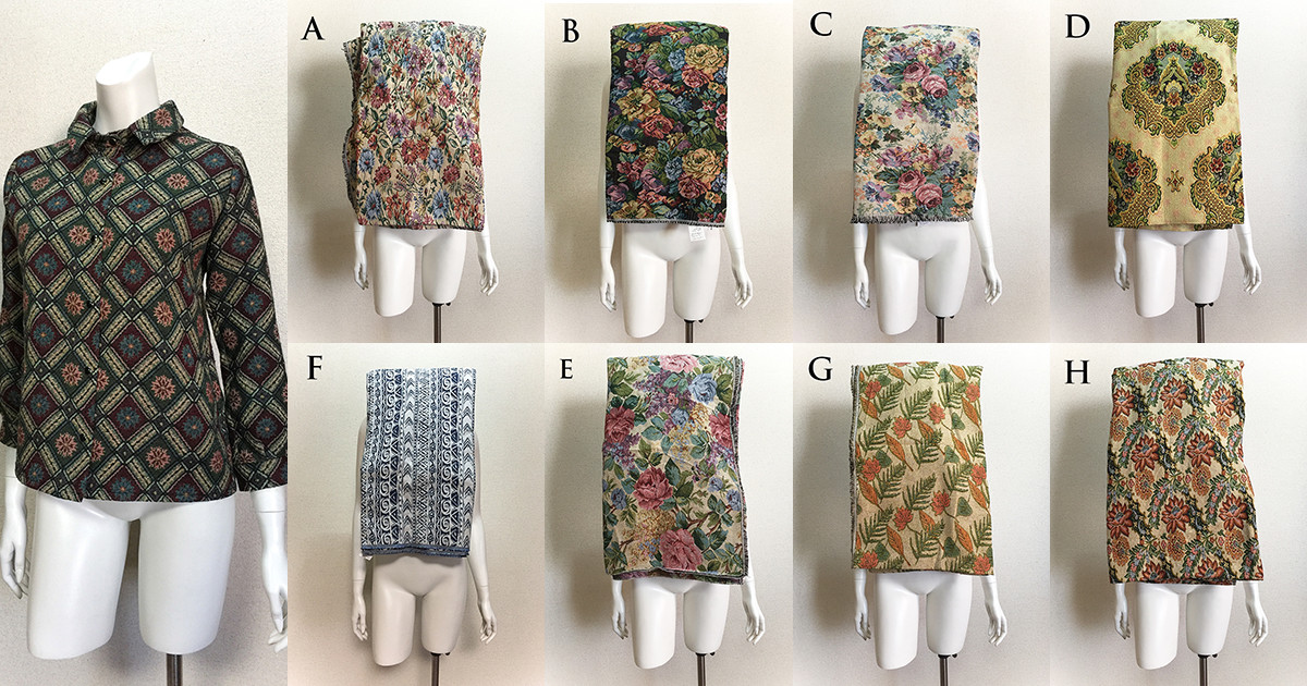 【オーダーメイド/受注生産】ゴブラン織りブラウス（KOJI TOYODA）＊生地8種類から選択可能です。