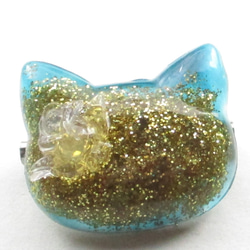 クォーツニャンコの子守唄は、僕の心に響くけれど、それはそれで試されている♪<ぼぼ屋のブローチ>SB1096 2枚目の画像