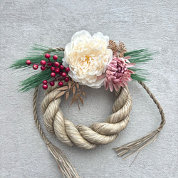 2026年 新しめ縄入荷！ たっぷり南天 しめ縄 南天のしめ縄 南天 しめ縄