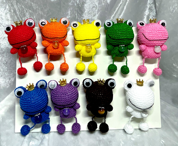 マグネットマスコット｜カエルさん あみぐるみ 雅彩碧 通販 18463333