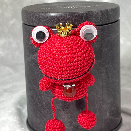 マグネットマスコット｜カエルさん あみぐるみ 雅彩碧 通販 18463333