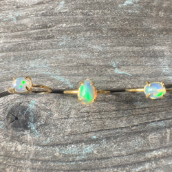 *sv925*蛋白石戒指 水滴形 Welo 埃塞俄比亞蛋白石戒指 第11張的照片