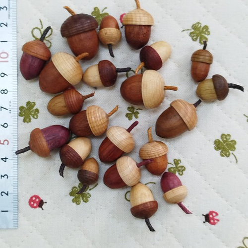 天然木 手作りどんぐり おまかせ 3個 その他インテリア雑貨 家具工房