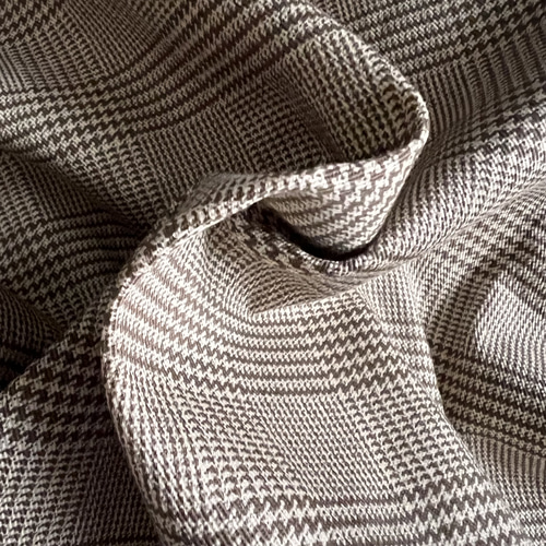 マニッシュなグレンチェック木綿着物/ブラウン 着物 花鹿 kajika 通販