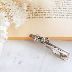 トランペットと選べるクリスタルのネクタイピン 9枚目の画像