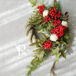 たっぷり南天のお正月しめ縄 abf62f01bde61b88330c4a96d5b9d2