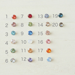 トロンボーンと選べるクリスタルのネクタイピン 10枚目の画像