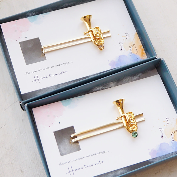 チューバと選べるクリスタルのネクタイピン 7枚目の画像