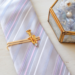 チューバと選べるクリスタルのネクタイピン 2枚目の画像