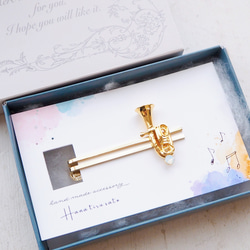 チューバと選べるクリスタルのネクタイピン 6枚目の画像