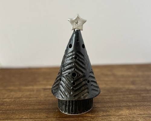 40%OFF☆陶器 クリスマスツリー E オブジェ 照明 ワケあり品