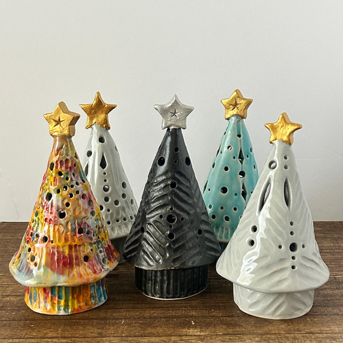 アンジェ別注 磁器のクリスマスツリー 波佐見焼／堀江陶器
