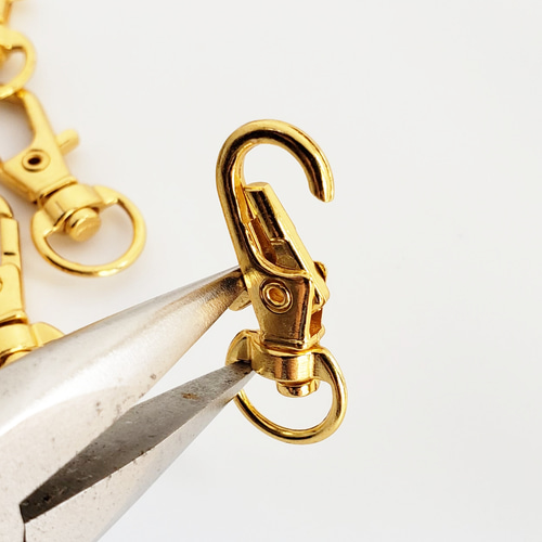 8個 ナスカン 回転式 キーホルダー バッグチャーム スナップ フック