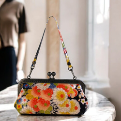 ハンドメイド ミロス miros ツィード ハンドバッグ ハンドバッグ