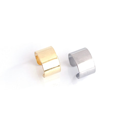 ese33-2 [10個] 寬度約6毫米 簡潔精緻的耳夾配件 316L醫用不鏽鋼 第5張的照片