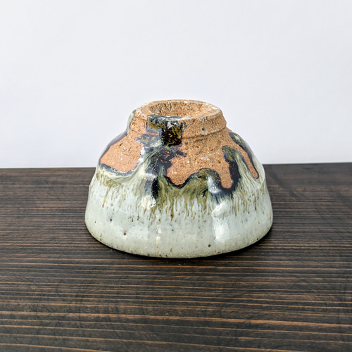 山田錦ぐい呑み碗(藁灰釉×黒飴釉) おちょこ・ぐい呑み・徳利 東条秋津