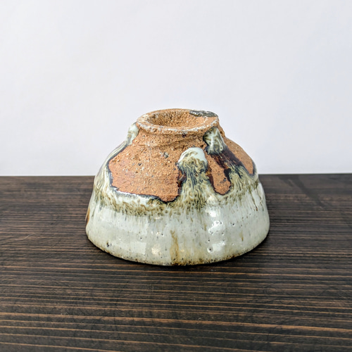 山田錦ぐい呑み碗(藁灰釉×黒飴釉) おちょこ・ぐい呑み・徳利 東条秋津