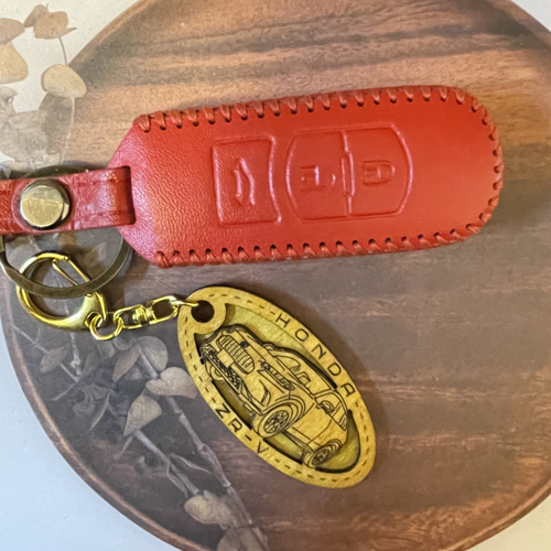 ホンダ ZRV HONDA 希望ナンバー刻印 プレゼント木製キーホルダー