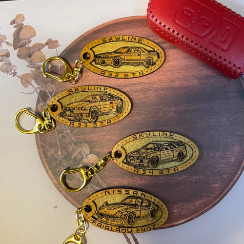 ホンダ ステップワゴンスパーダ HONDA希望ナンバー刻印 木製