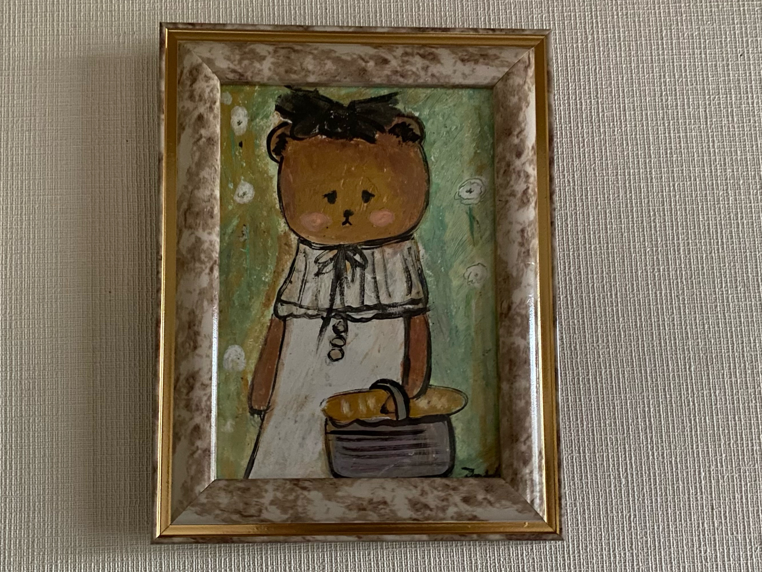 絵画。原画【Bear bought bread】 絵画。原画【Bear bought bread】 絵画 アカザ麦 通販 18464936