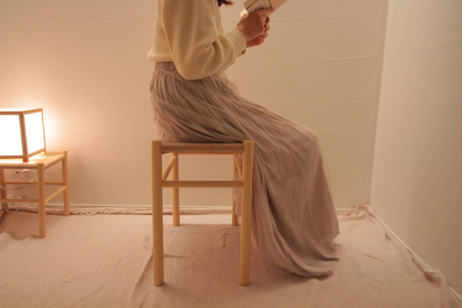 ペーパーコードスツール　SHIKAKU ペーパーコードスツール-長方形-SHIKAKU-Rectangle