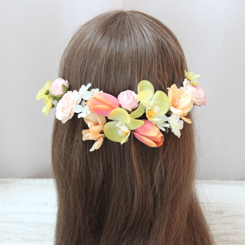値下げクールカレアン、クースのカットソー。オレンジの花がプリントされ可愛いです。 レーベルショップ秋葉原オープン7周年記念！ 「SugarCups ビスケ