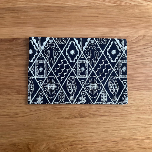 mina perhonen symphony ブックカバー ミナペルホネン の刺繍生地 A6