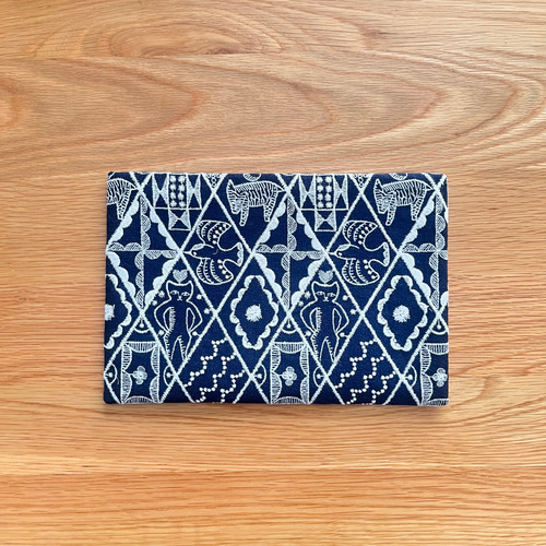 mina perhonen symphony ブックカバー ミナペルホネン の刺繍生地 A6